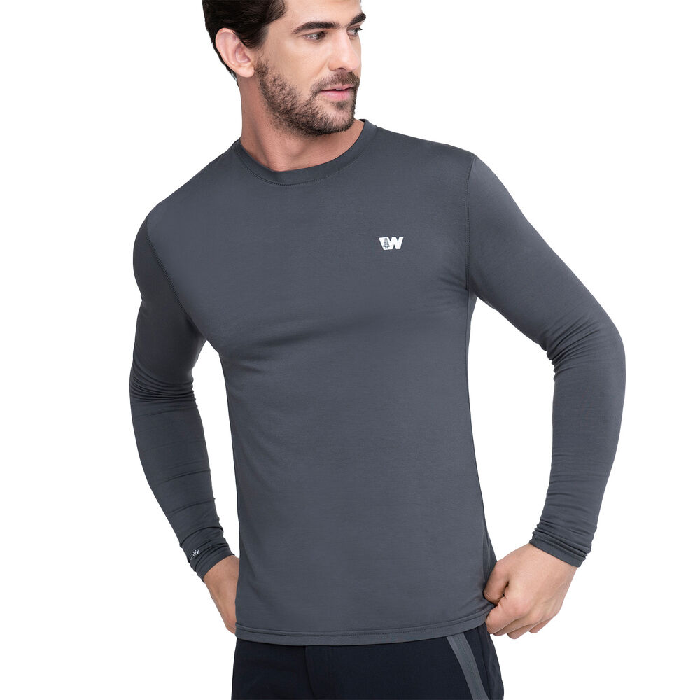Polera Hombre Weinbrenner Calgary Gris Oscuro image number 3.0